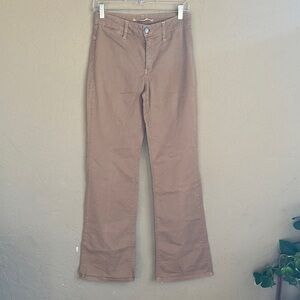 Vince Farrah suntan khaki Jean wide leg size 27